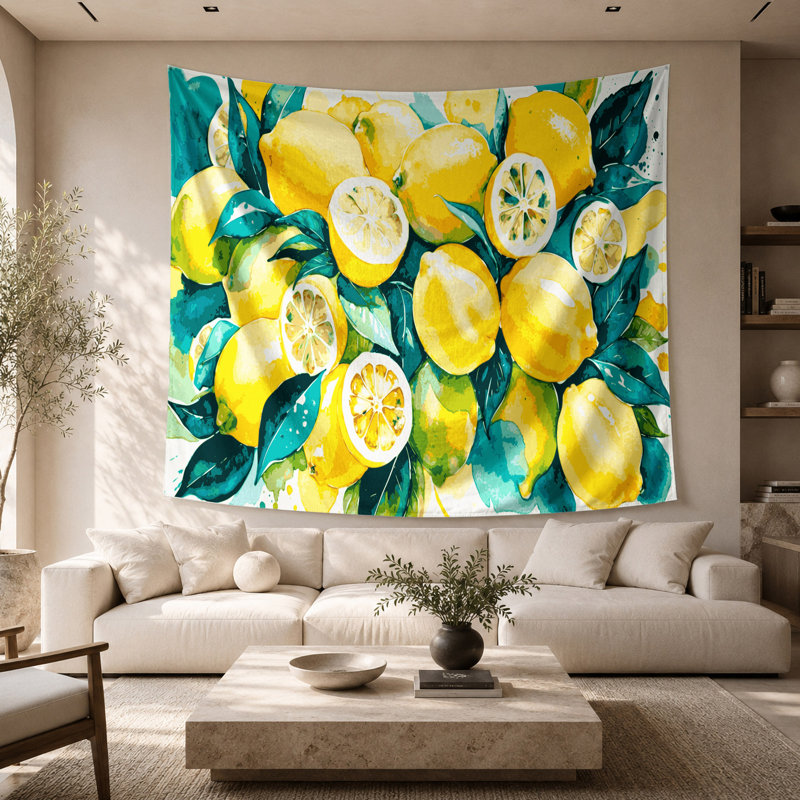 Tapisserie murale «Fruit Lemon», 26 po x 36 po