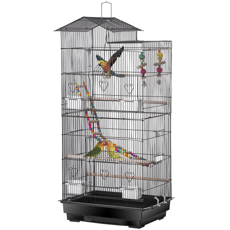100cm Iron Wire Flight Cage, white