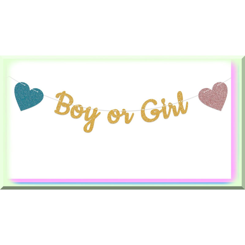 Glitter Ribbon and Cardboard Set