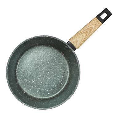 12 Inch Nonstick Saute Pan with Lid Stone Cookware Induction Ready