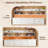 51.2" W Dresser For Bedroom With 13 Drawers And Led Light, Long Dressers With 3-Tier Open Shelf-1423825225