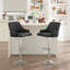 Whittney Adjustable Bar Stools Counter Height Stools with Backrest and Armrests-1967455641