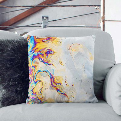 Abstract Square Throw Cushion
