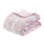 Édredon imprimé métallique pour lit simple / simple TG - rembourrage et coussin en microfibre inversé 12 x 16 po