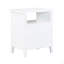 Table de chevet 2 tiroirs Weston White-319170686