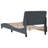 vidaXL Bed Frame without Mattress Piran Dark Grey 80x200 cm Velvet-121202819