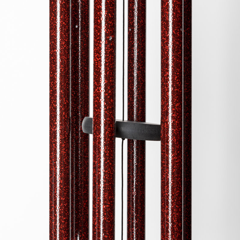 Ruby Splash 30" Aluminum Wind Chime for Patio and Garden