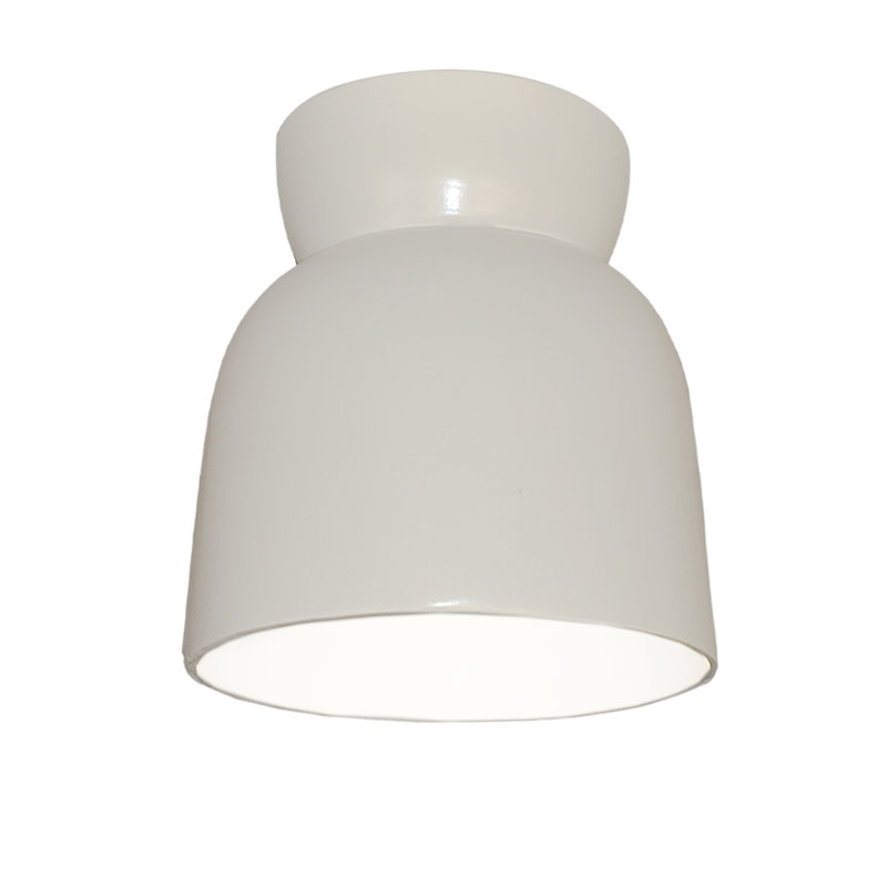 Logan Radiance - Hourglass Flush-Mount, Gloss White/Gloss White, LED (Integrated)