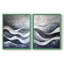 ABSTRACT Series CDLxxv - reproduction encadrée de qualité supérieure - prête à être accrochée - aucun clou requis - aucun clou requis-211701848-211702177
