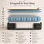 Matelas hybride double face haut de gamme 12/14 po, sensation réversible moyenne / ferme, mousse viscoélastique rafraîchissante avec housse antistatique en cachemire, certifié CertiPUR-US, SGS Fire et Oeko-TEX-706268967-706268978