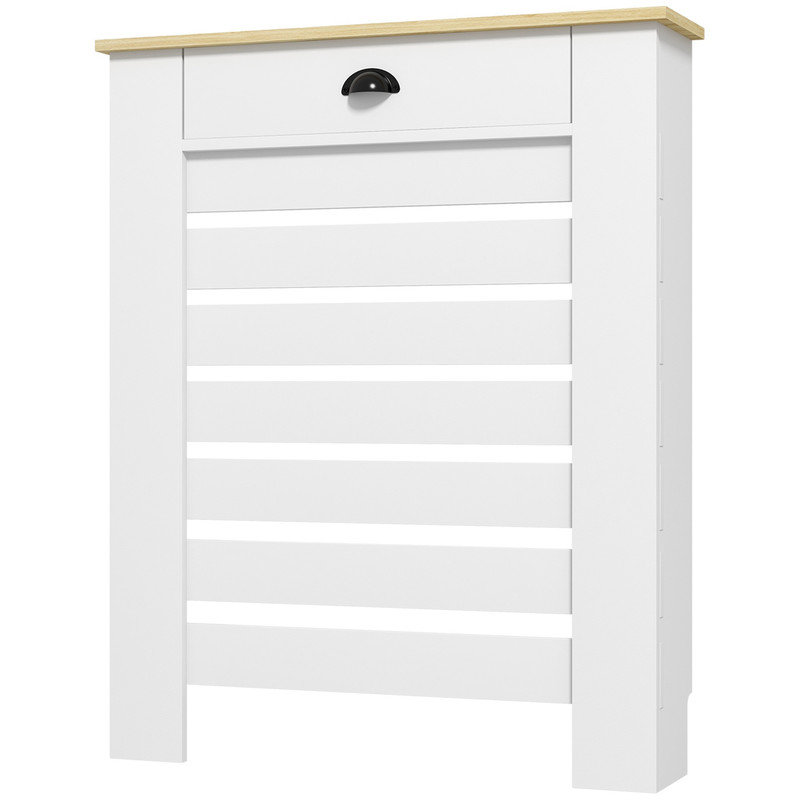 Small Radiator Cover, White