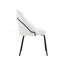 Chaise de salle à manger blanche et noire-46268506-46268507