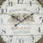 Eatmon Metal White Decorative Wall Clock with Bordeaux-1140289406-1140289393