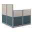 Poste de travail avec panneau L 65 po x P 65 po Regency Instant Office, cerisier Hansen-133698077