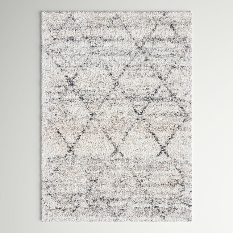 Western Geometric Gray/Ivory Area Rug Sand & Stable Rug Size: Rectangle 9' x 12