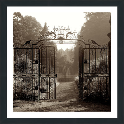 « hampton gates iii » par alan blaustein,, reproduction de photo encadrée