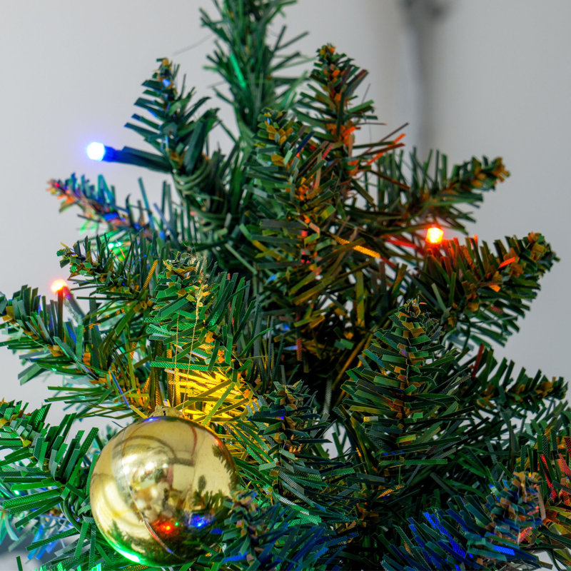 Arbre de Noël artificiel haute 8 pi HOMcom avec 668 branches