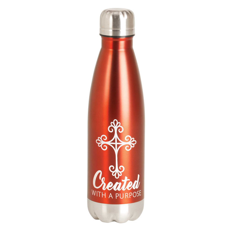 Dicksons Inc 17oz. Double Wall Insulated Stainless Steel Water Bottle