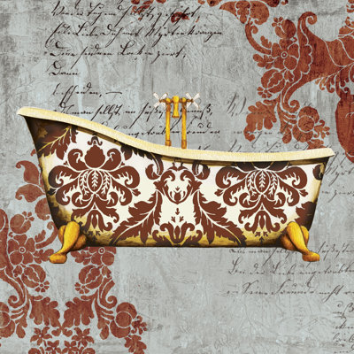 Foil Tub 1 Piece Wrapped Canvas Painting