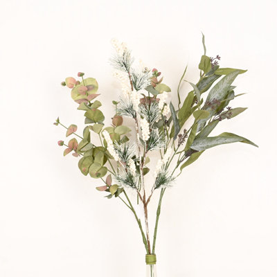 Arrangement floral de baies artificielles de 36 po en forme de baies d'hiver pour remplissage de vase, branches de verdure à longues tiges pour centres de table de salle à manger, décoration de fête de Noël
