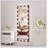 Hollywood Full Length Mirror With Lights, 3 Color Modes, Touch Control, Walnut Finish, 62.6X23.3 Inch