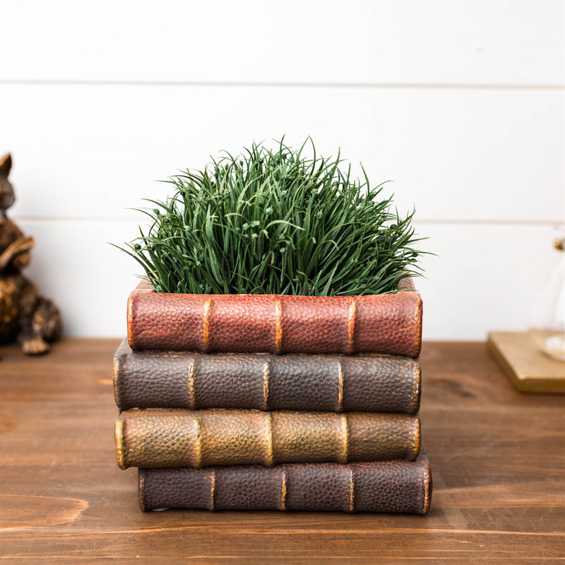 Vase à livres décoratif H 5 "