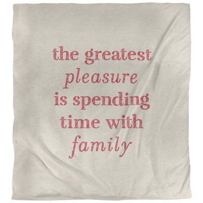 Housse de couette réversible à l’écriture "quotes love family"