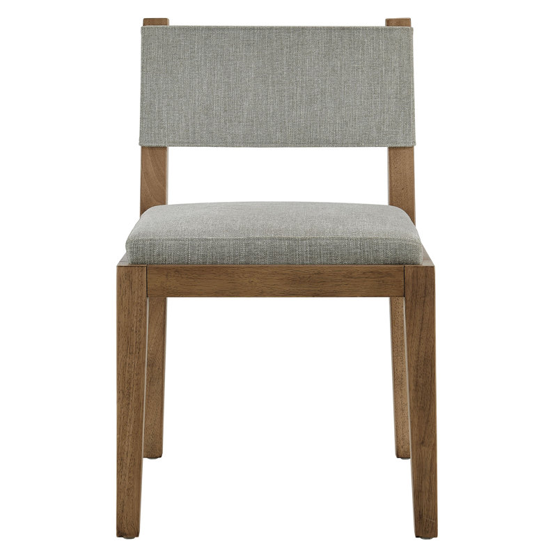 Chaise de salle à manger rembourrée Calder, Brun