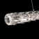 Verve LED 1 Light Crystal Linear Pendant
