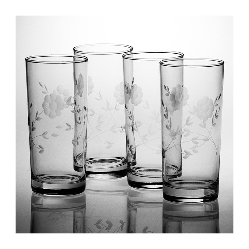 Janet 15oz. Highball Glass Set