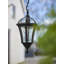 Drayton IP44 black lantern pendant