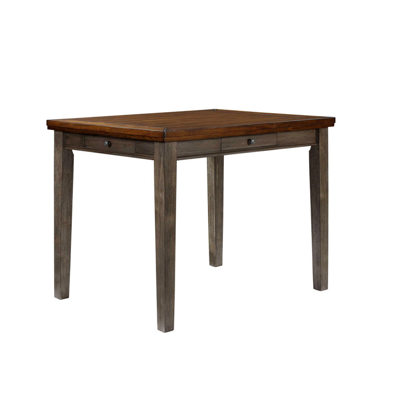 Table de salle à manger 4 tiroirs à hauteur de comptoir 4 tiroirs