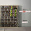 Media Storage Cabinet 8-Tier DVD Shelf with Adjustable Shelves