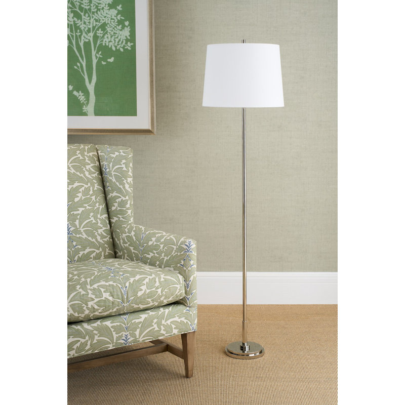 Lampe sur pied Underwood - Nickel poli, Nickel poli