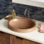 Tolosa Stone Handmade Oval Drop-in Bathroom Sink-113450234