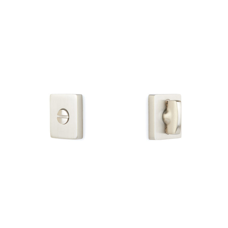 Privacy Thumbturns One Sided Deadbolt, Satin Nickel