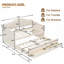 Lit de jour simple avec couchette-893675923