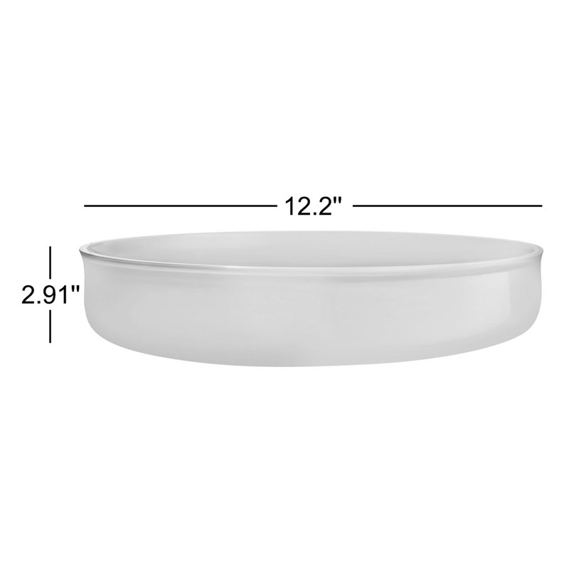 Midnight Serving Bowl, Opal Gray