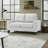 Causeuse modulaire Worthen en similicuir-473084029