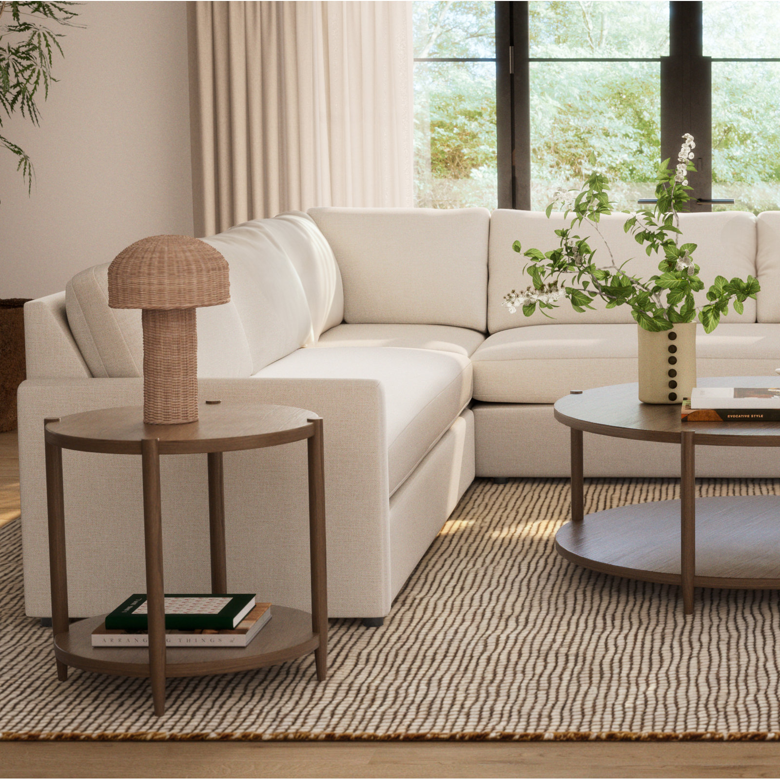 Pearson Wicker/Rattan Table Lamp