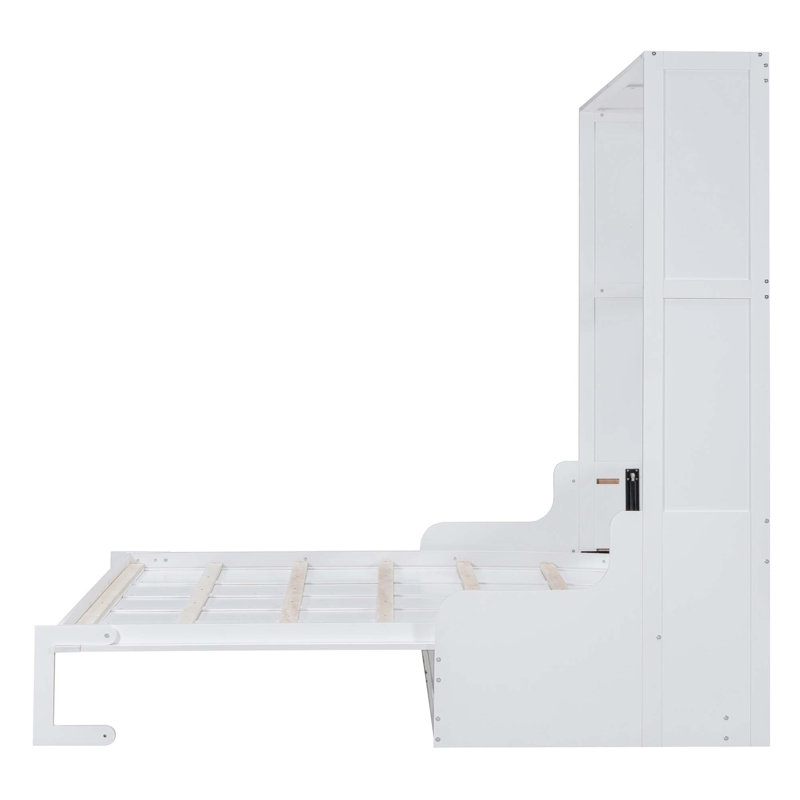 Space-Saving Murphy Bed with Integrated Cushion