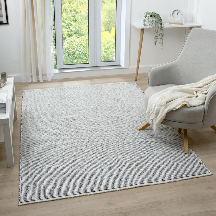 Tapis à deux tons à franges