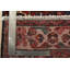 Tapis oriental rétro en laine noué à la main 3 pi 10 po x 10 pi 3 po Tribal