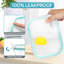 18 boîtes de rangement pour aliments en verre avec couvercles, contenants de préparation de repas, boîtes à bento hermétiques avec couvercles verrouillables pour micro-ondes, four, congélateur, lave-vaisselle, vert