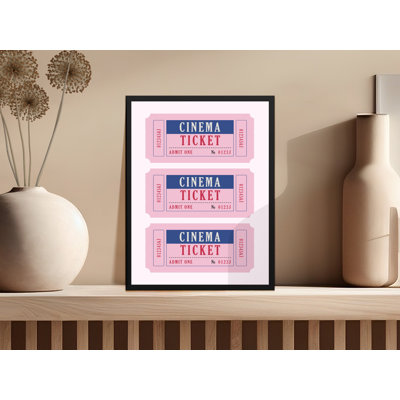 Chalres Single Picture Frame Print
