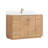 Hayter Single Bath Vanity in Acacia Classic Gray with White Grain Composite Stone Top-1148213375
