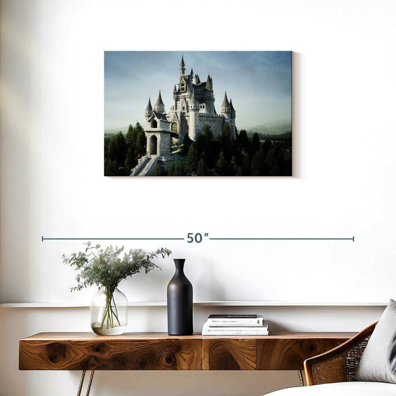 Château de conte de fées Lilie, H 20 po x l 30 po