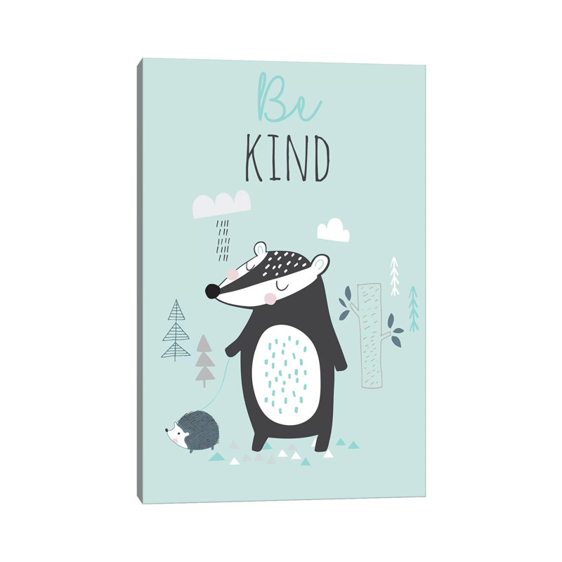 Baby Woodland Friends II by Angela Nikeas - Wrapped Canvas Painting, 66.04 cm H x 45.72 cm W