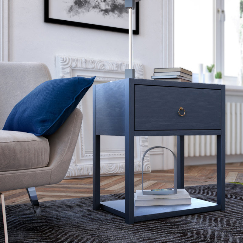 Table de bout avec rangement Ariyah