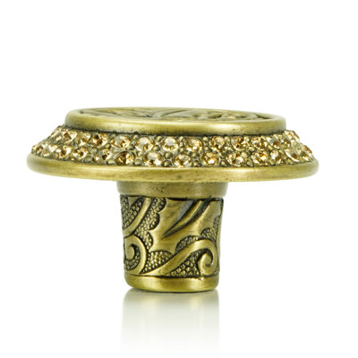 ROOKWOOD KNOB; ERINITE GREEN CRYSTAL